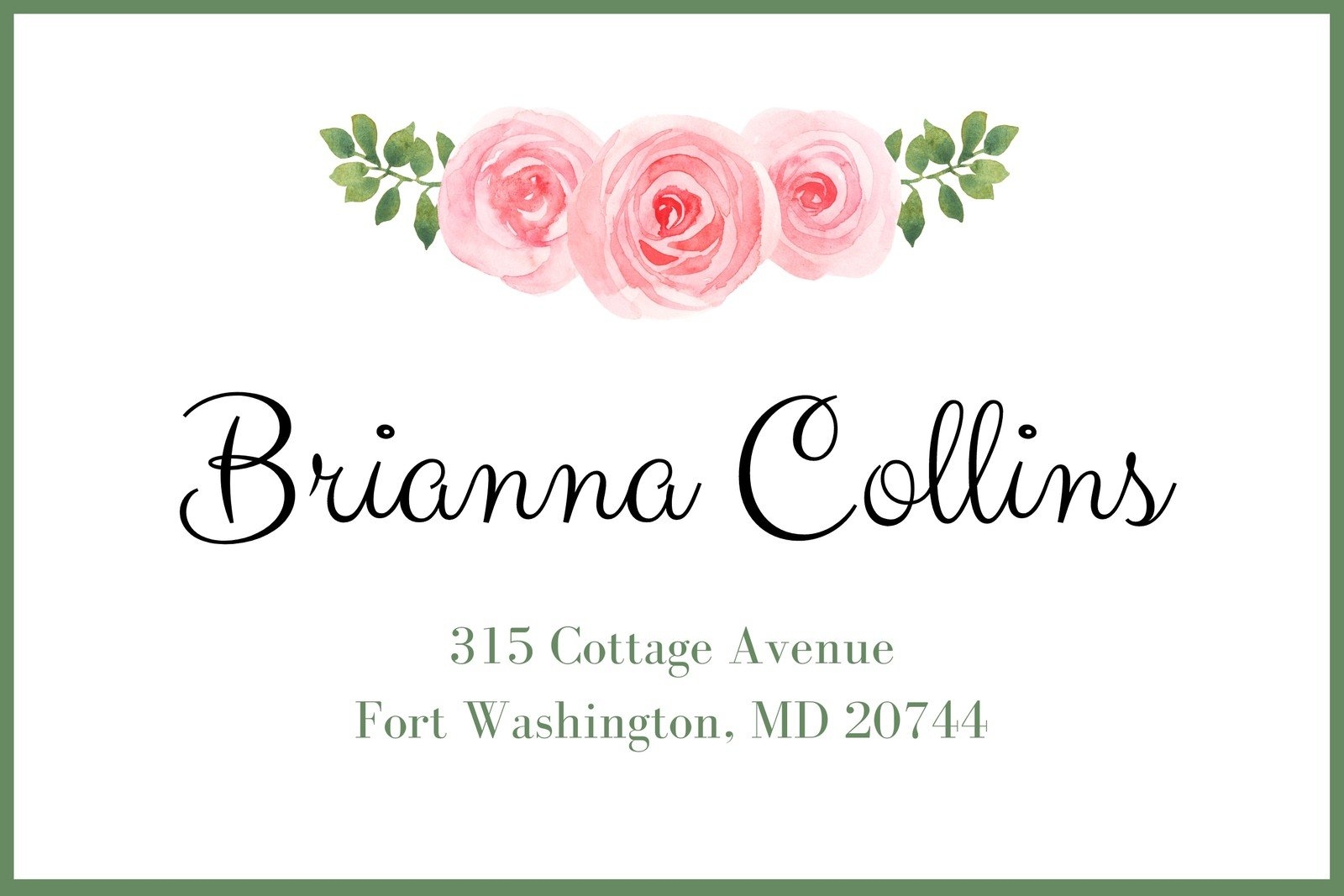 Free And Printable Custom Address Label Templates Canva Free And Printable Custom Address Label Templates Canva