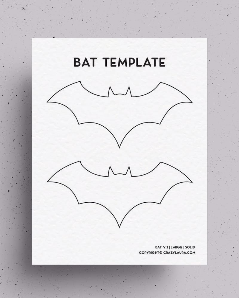 Free Bat Template Printable Stencils With 4 Shapes Crazy Laura Free Bat Template Printable Stencils With 4 Shapes Crazy Laura