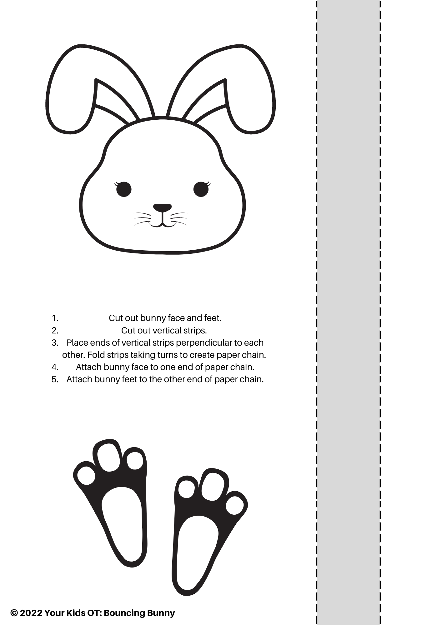 Bunny Face Template Printable Bunny Face Template Printable