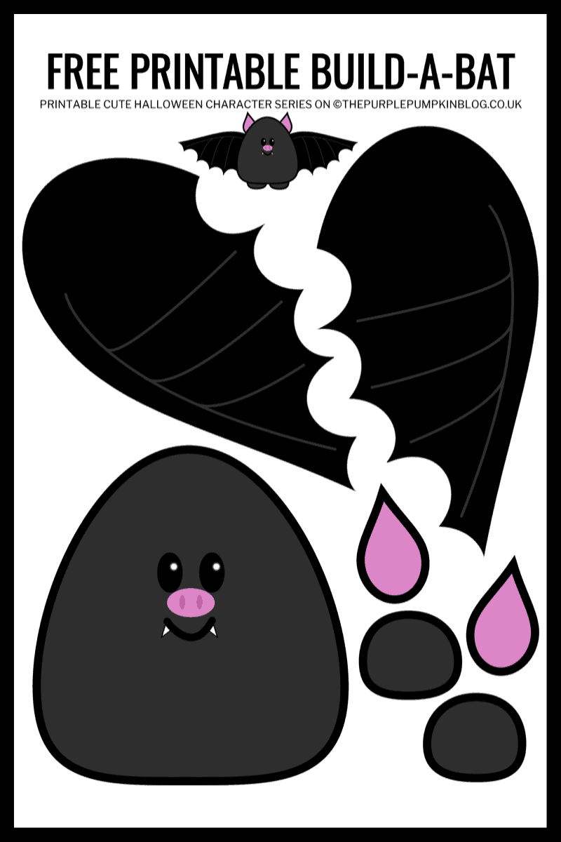 Bat Template Printable Bat Template Printable