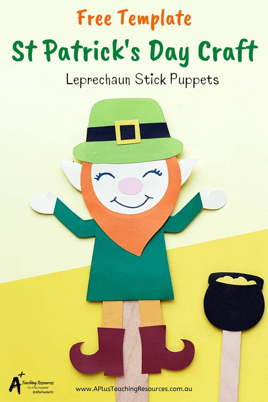 FREE Build A Leprechaun Activities Printable Craft FREE Build A Leprechaun Activities Printable Craft