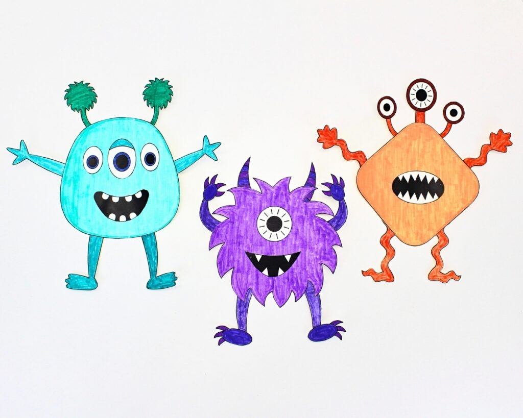 Monster Template Printable Monster Template Printable