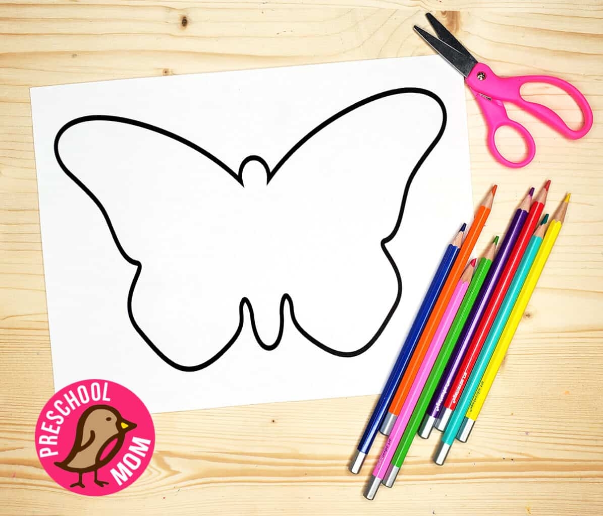 Free Butterfly Template For Preschool Preschool Mom Free Butterfly Template For Preschool Preschool Mom