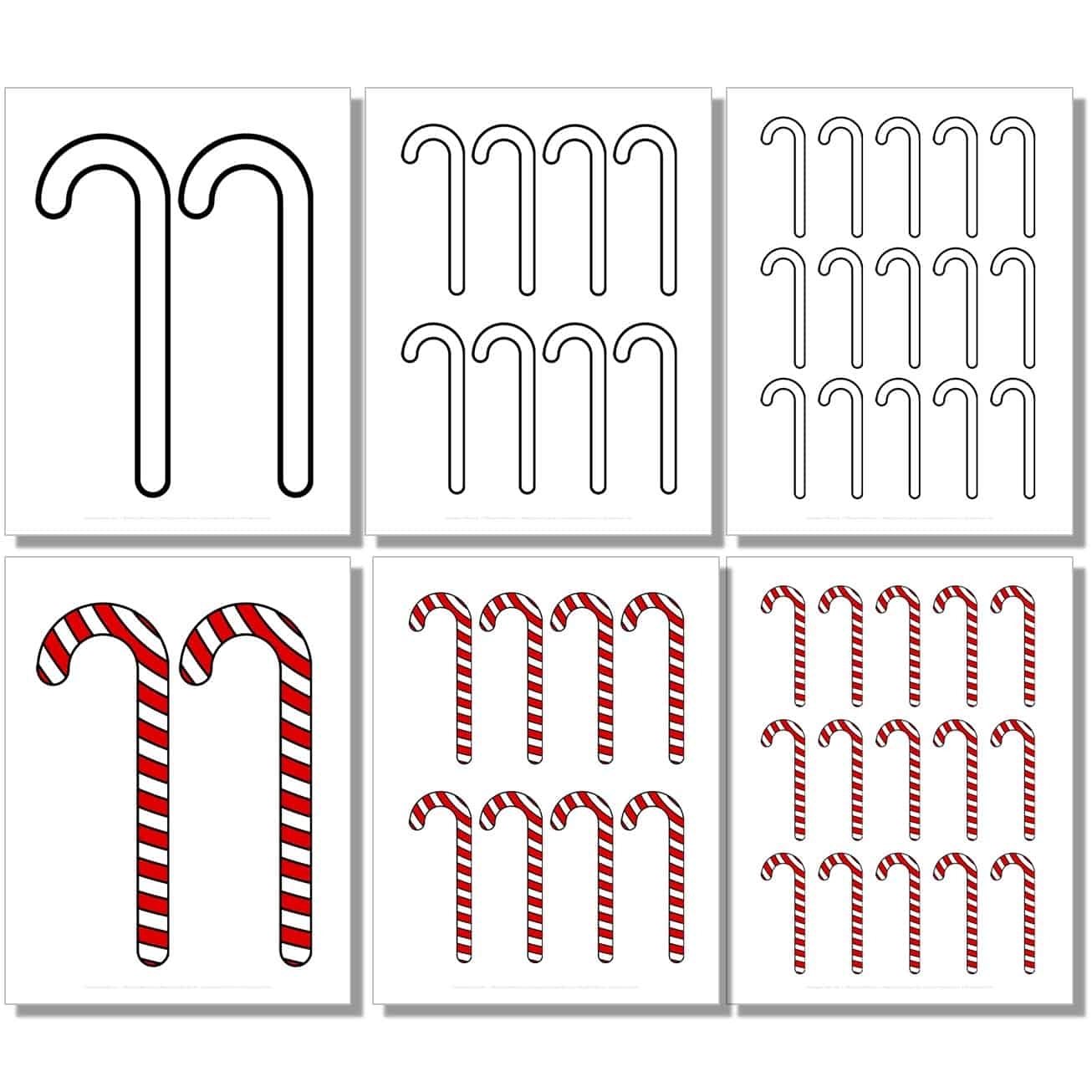 Free Candy Cane Templates Outlines Silhouettes TOP Printables Free Candy Cane Templates Outlines Silhouettes TOP Printables