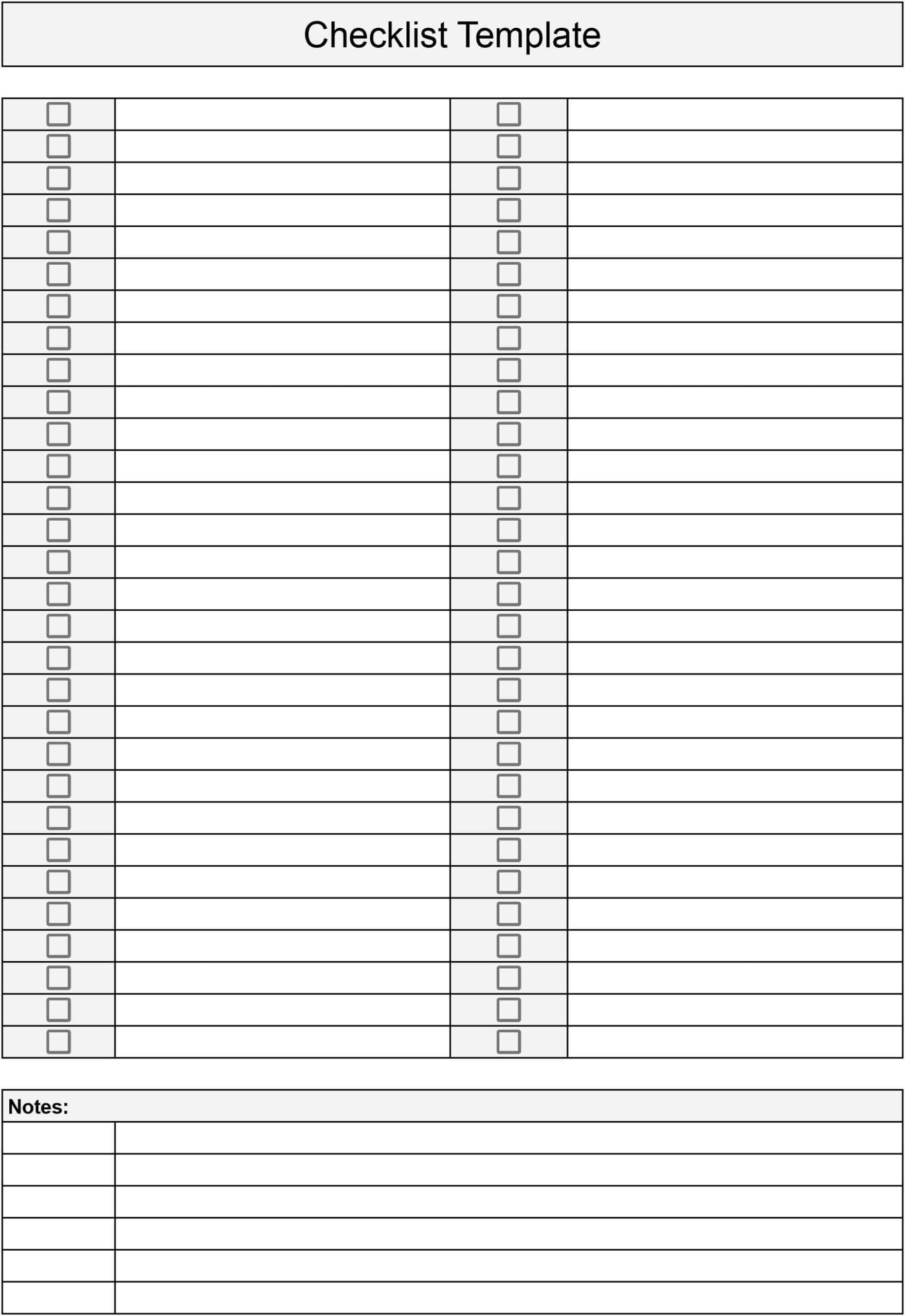 Free Cleaning Checklist Templates Download Print In PDF Office GDocs Free Cleaning Checklist Templates Download Print In PDF Office GDocs