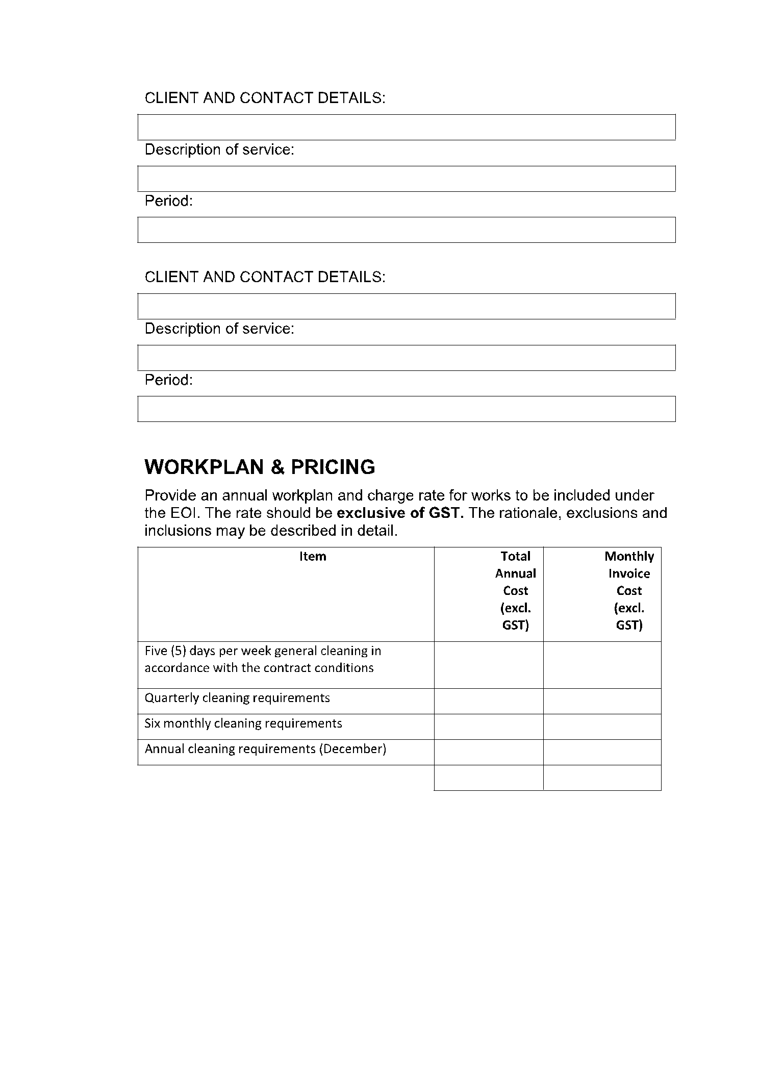 Free Commercial Office Cleaning Proposal Template CocoSign Free Commercial Office Cleaning Proposal Template CocoSign