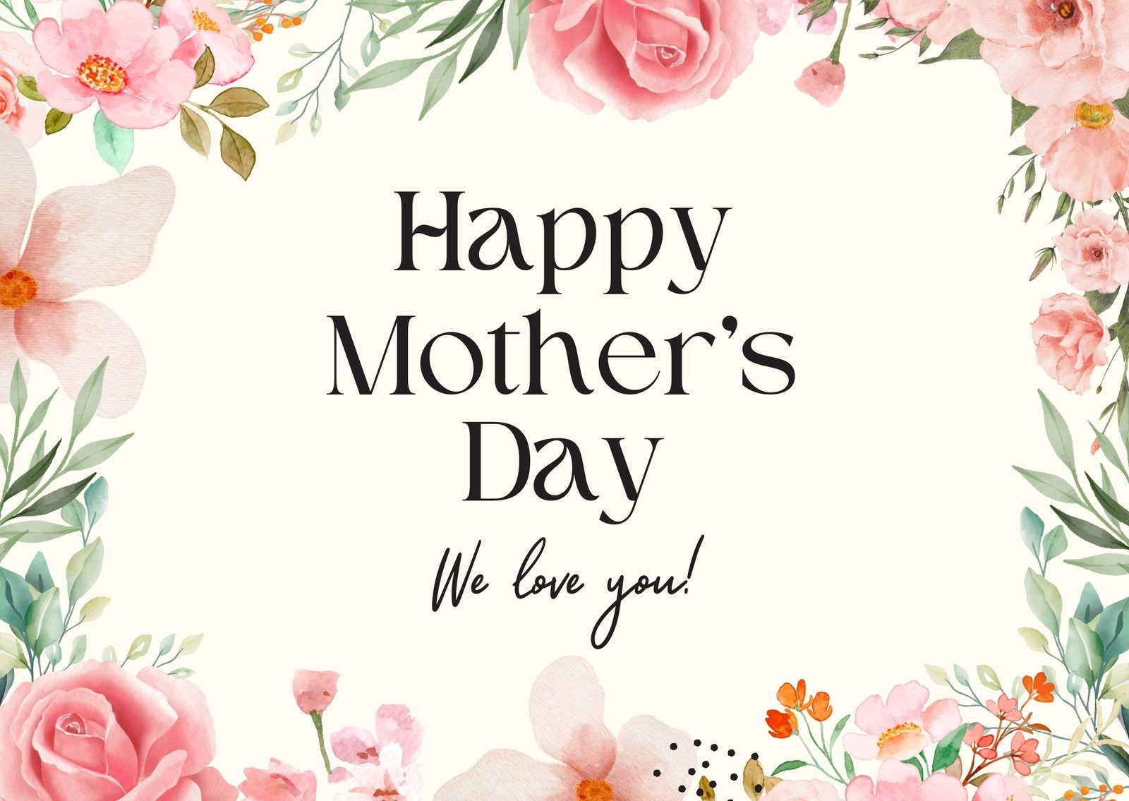 Free Custom Printable Mother s Day Card Templates Canva Free Custom Printable Mother s Day Card Templates Canva