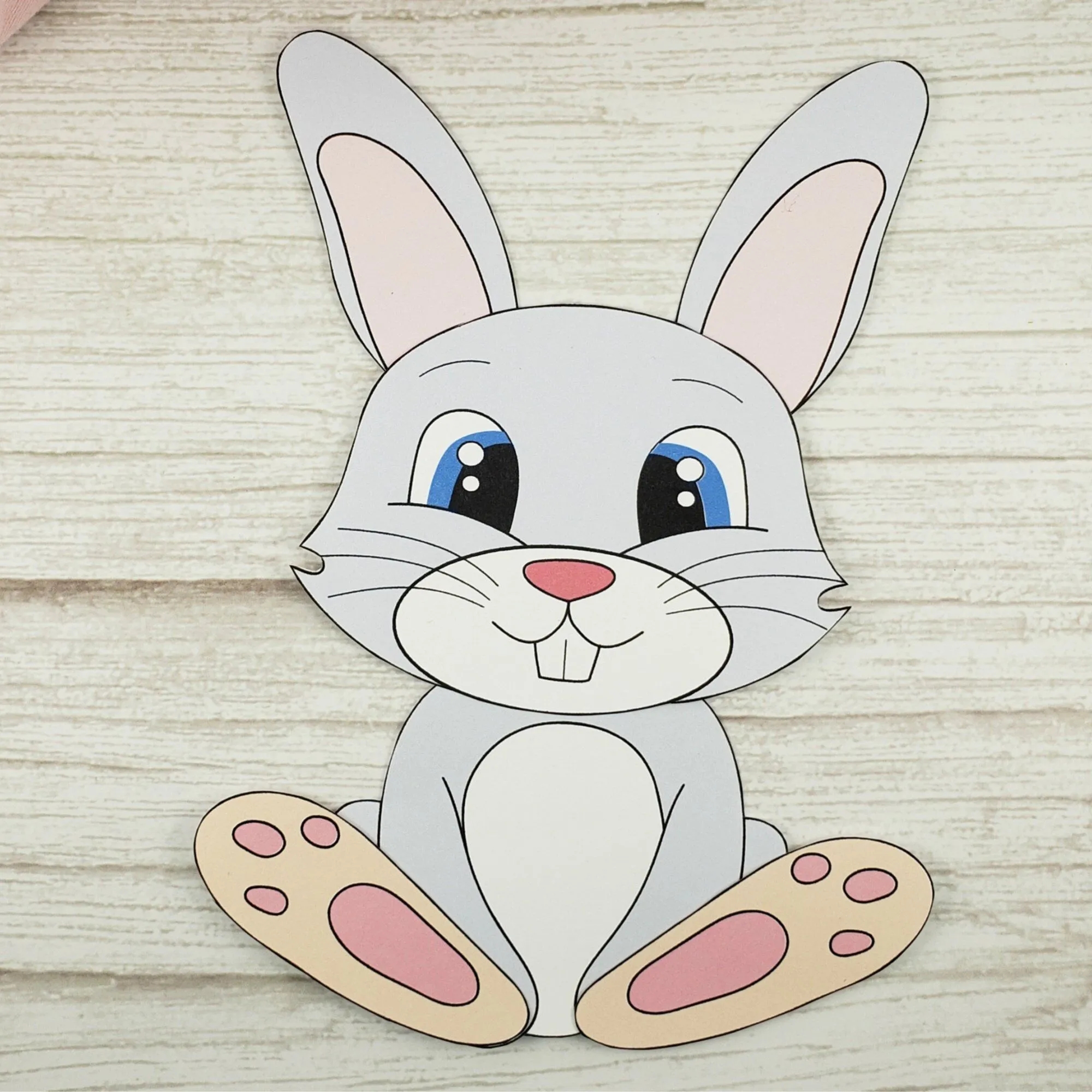 Free Cut And Paste Bunny Rabbit Craft Simple Mom Project Free Cut And Paste Bunny Rabbit Craft Simple Mom Project