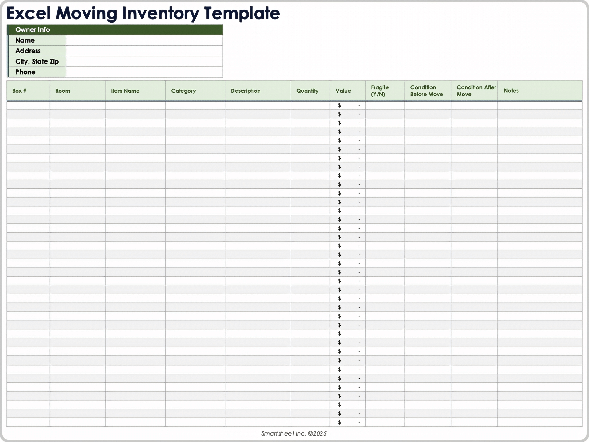 Free Excel Inventory Templates Free Excel Inventory Templates