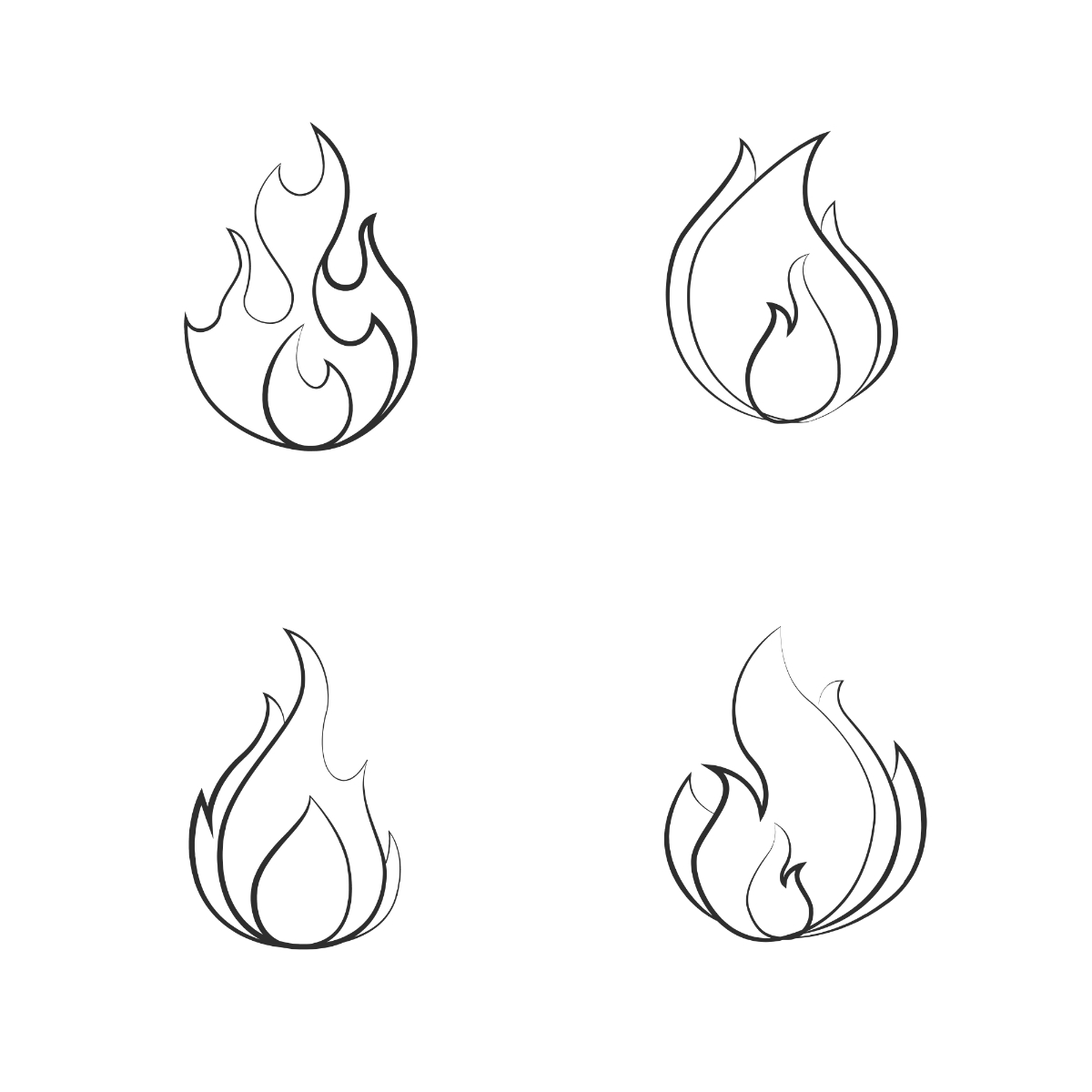 Free Flame Outline Vector Template To Edit Online Free Flame Outline Vector Template To Edit Online