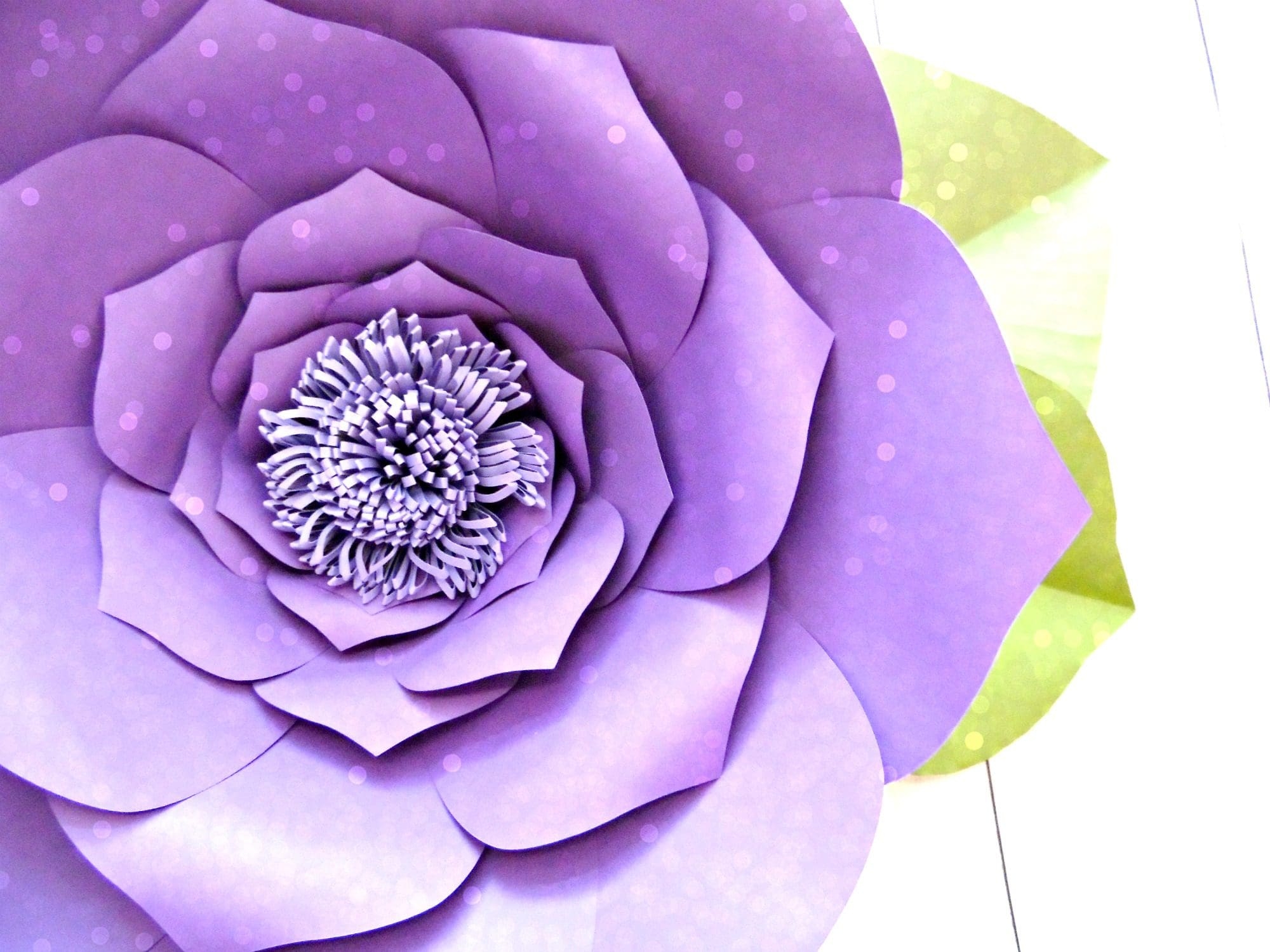 Free Flower Template How To Make Large Paper Flowers Free Flower Template How To Make Large Paper Flowers