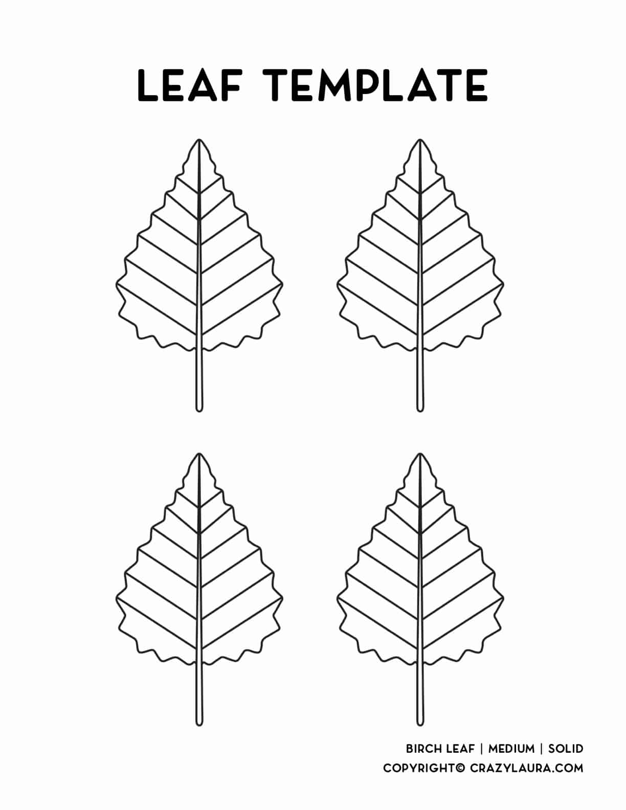 Free Leaf Template Printable Stencils For Free Leaf Template Printable Stencils For