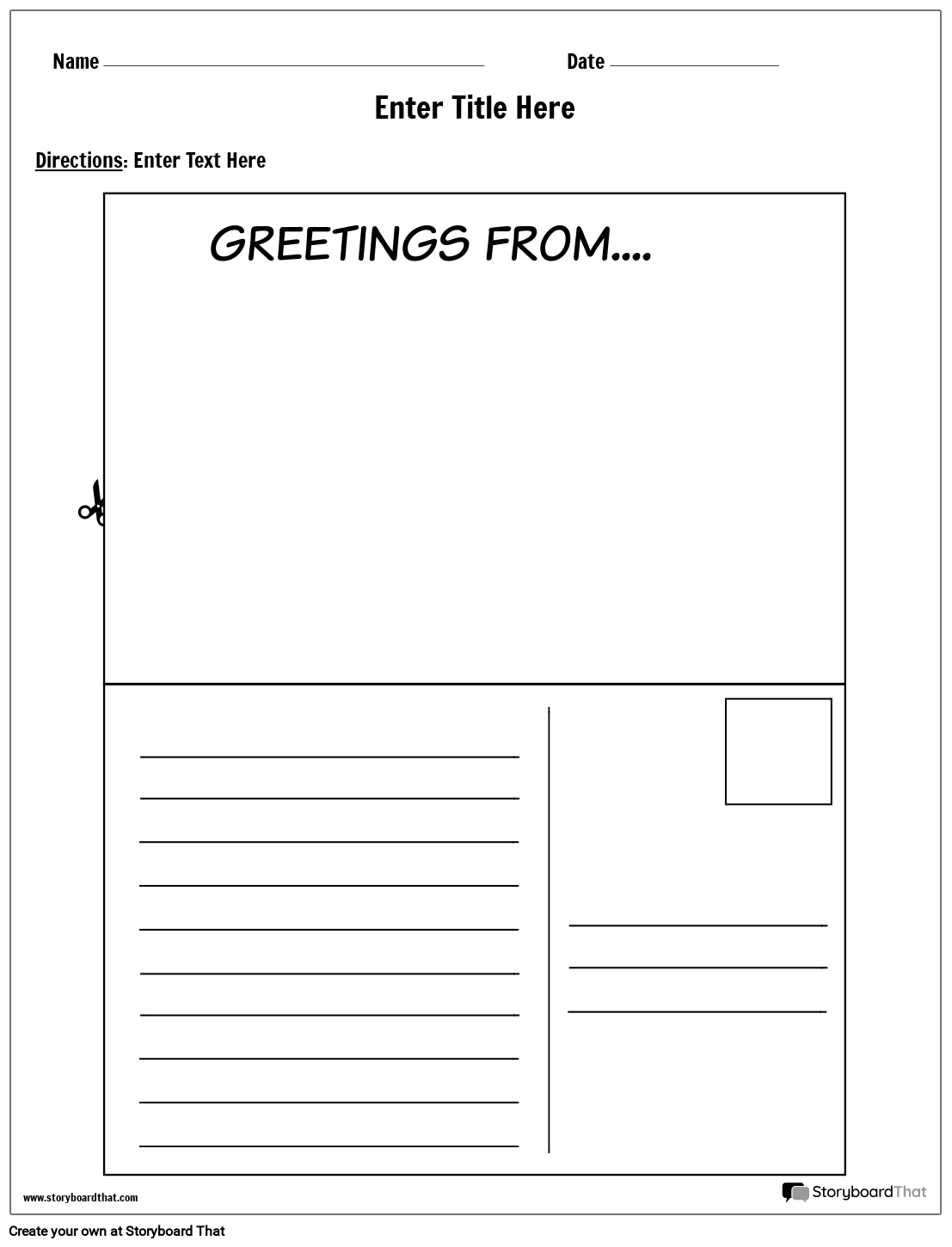 Free Letter Postcard Templates Postcard Maker Free Letter Postcard Templates Postcard Maker