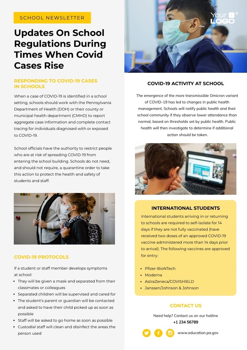 Printable Newsletter Templates Printable Newsletter Templates