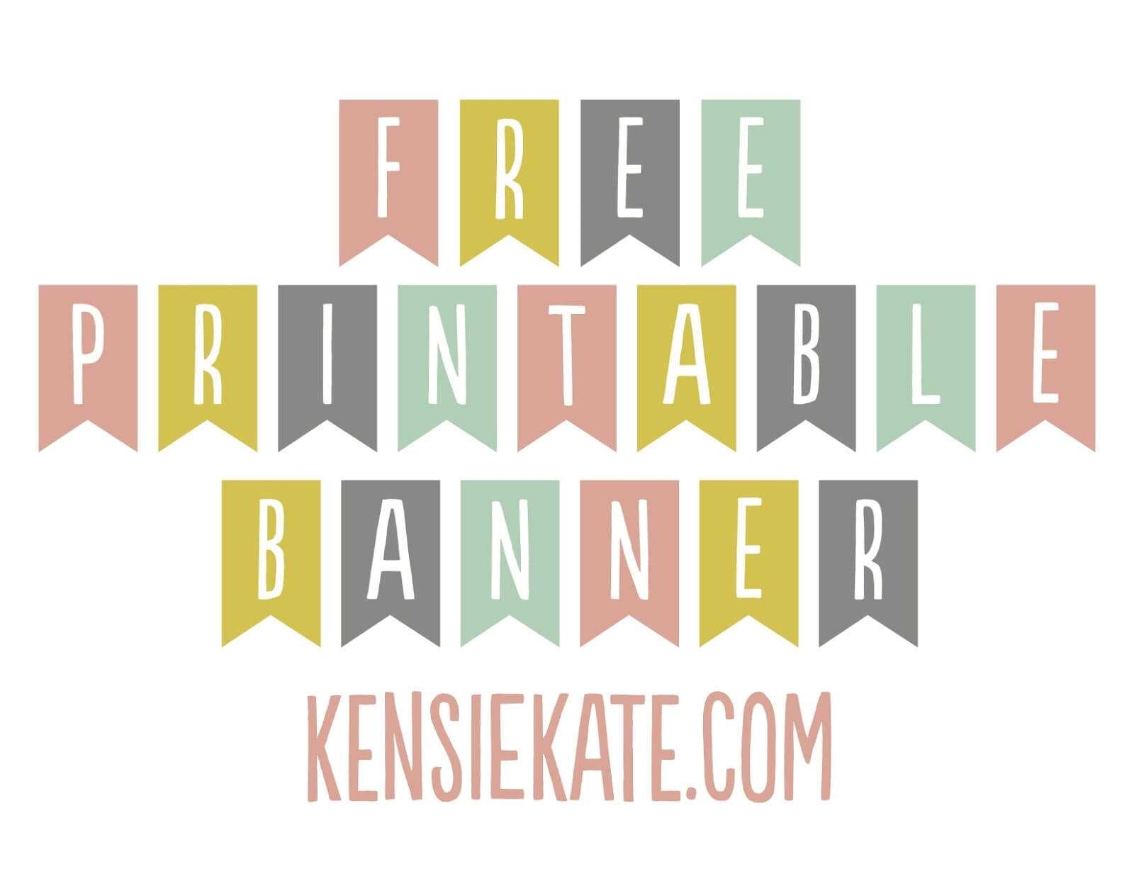 Free Printable Alphabet Banner Printable Party Favors Free Printable Alphabet Banner Printable Party Favors