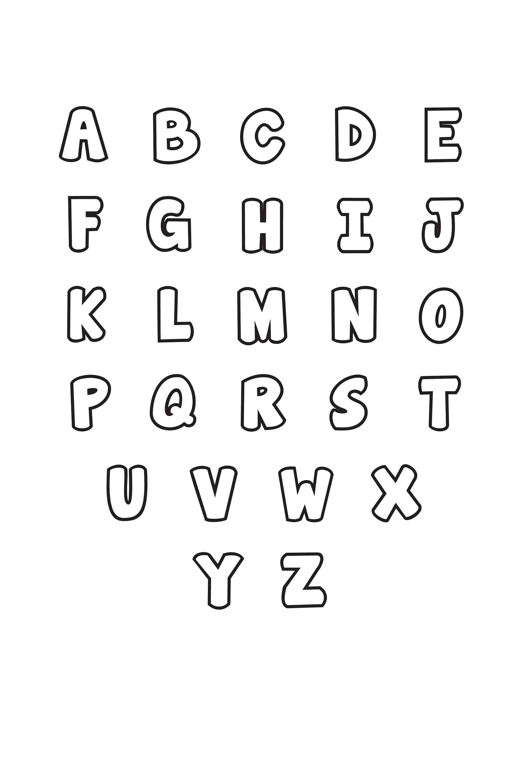 Free Printable Bubble Letter Alphabet Stencils Freebie Finding Mom Worksheets Library Free Printable Bubble Letter Alphabet Stencils Freebie Finding Mom Worksheets Library