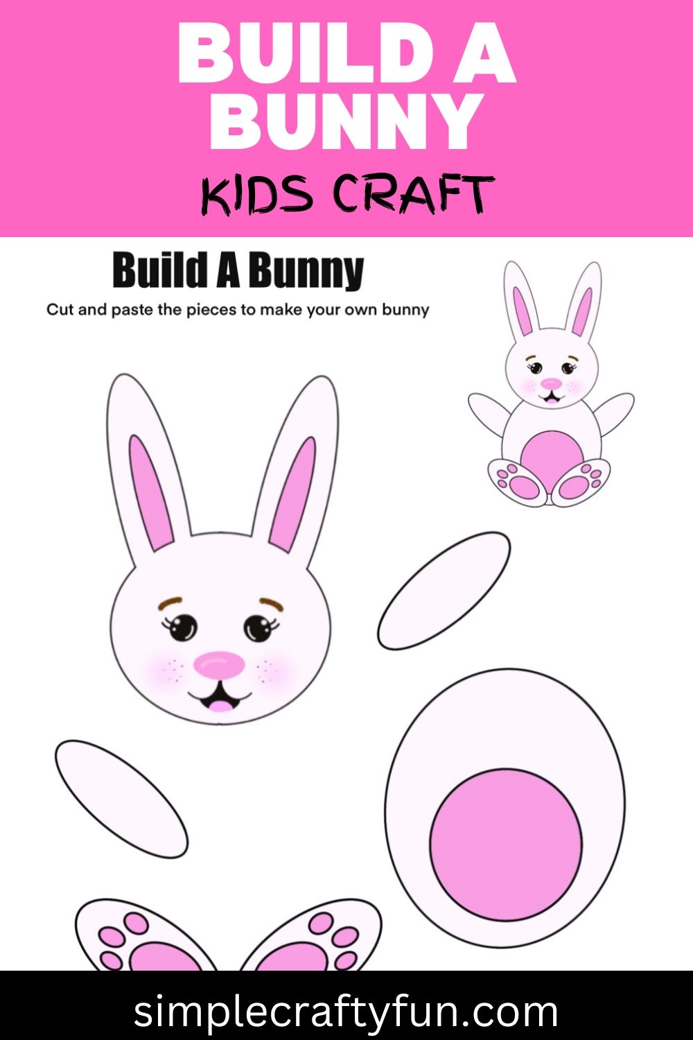 Free Printable Bunny Face Template