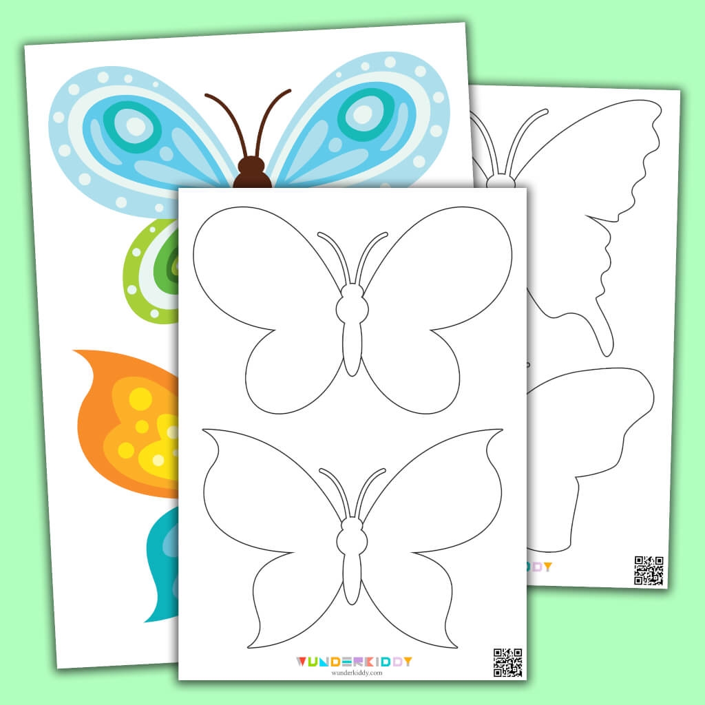 Free Butterfly Template Printable Free Butterfly Template Printable