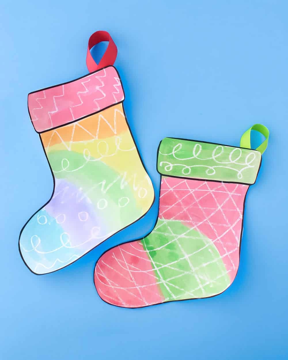 Printable Template For Christmas Stocking Printable Template For Christmas Stocking
