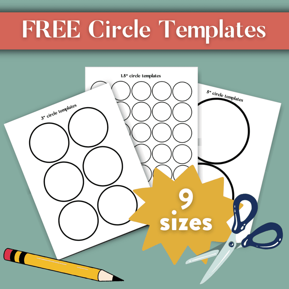Free Printable Circle Templates Stencil PDF Pack Free Printable Circle Templates Stencil PDF Pack