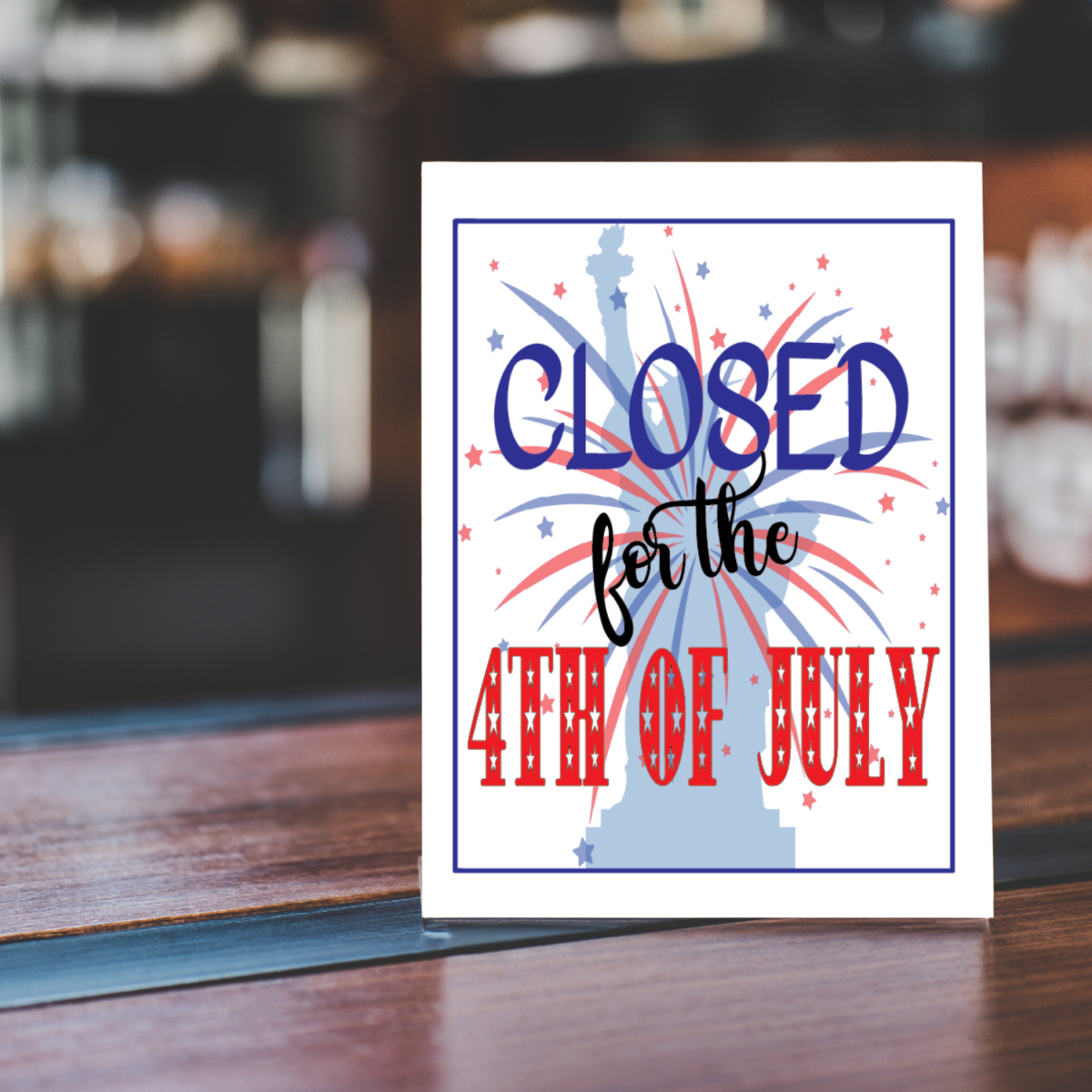 FREE Printable Closed For 4th Of July Sign Template Leap Of Faith Crafting FREE Printable Closed For 4th Of July Sign Template Leap Of Faith Crafting