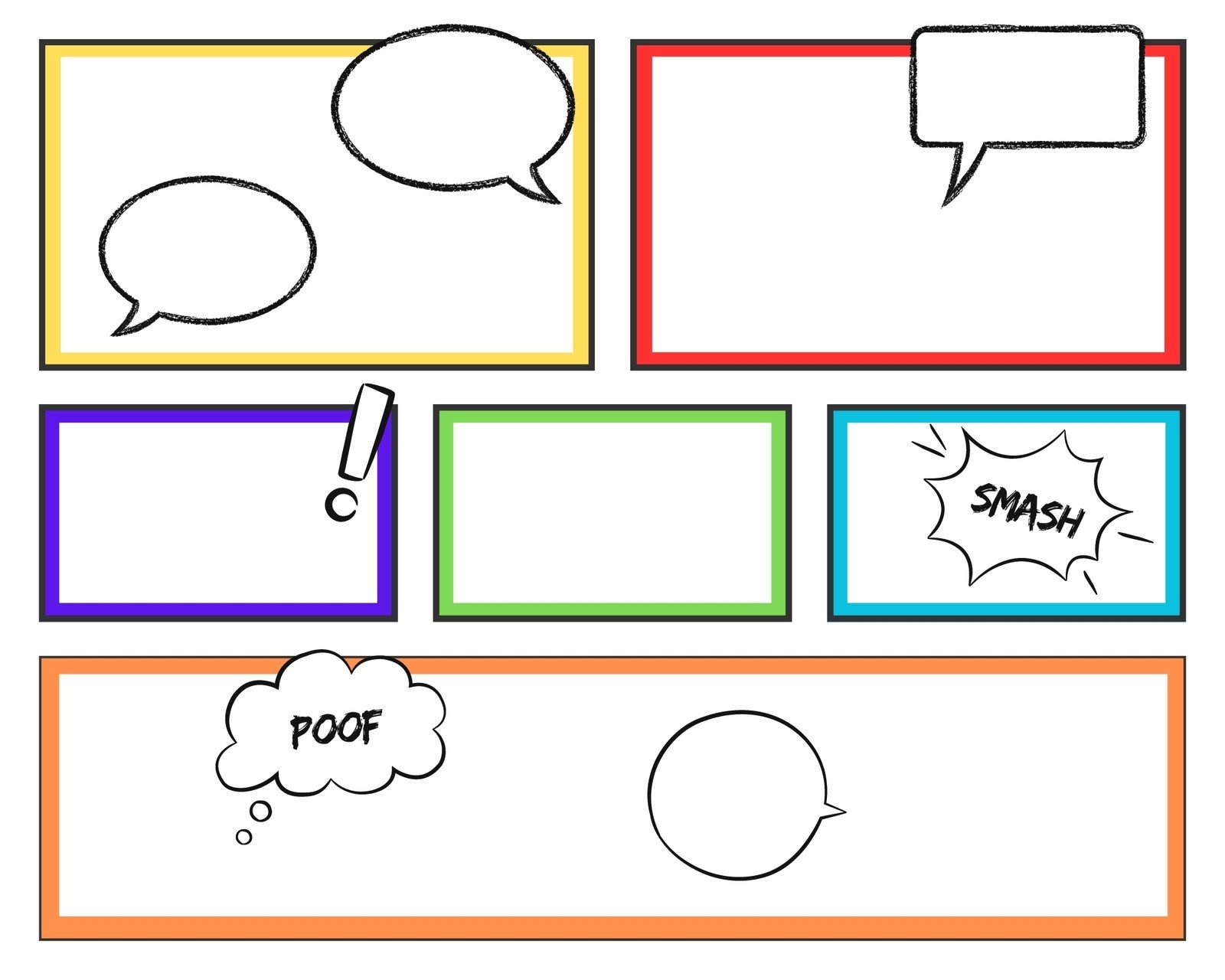 Free Printable Comic Strip Templates You Can Customize Canva Free Printable Comic Strip Templates You Can Customize Canva