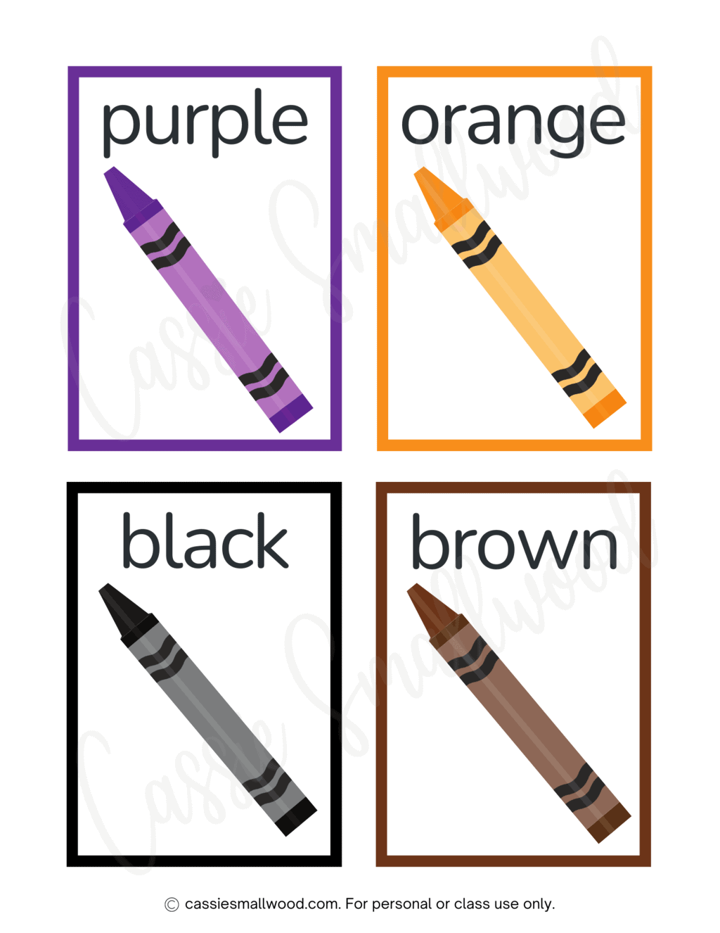 Free Printable Crayon Template Free Printable Crayon Template