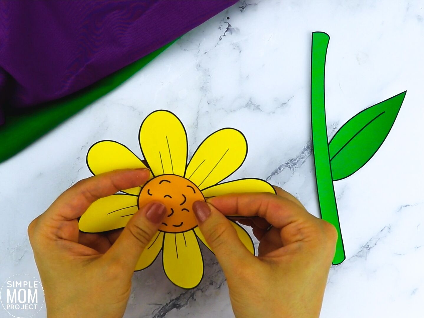 Free Printable Daisy Craft Template Simple Mom Project Free Printable Daisy Craft Template Simple Mom Project