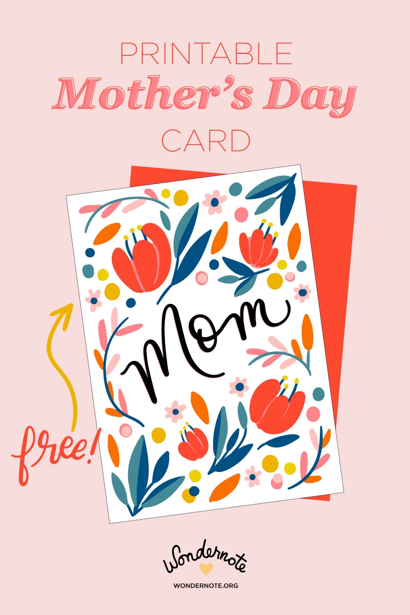 Printable Mothers Day Card Template Free Printable Mothers Day Card Template Free