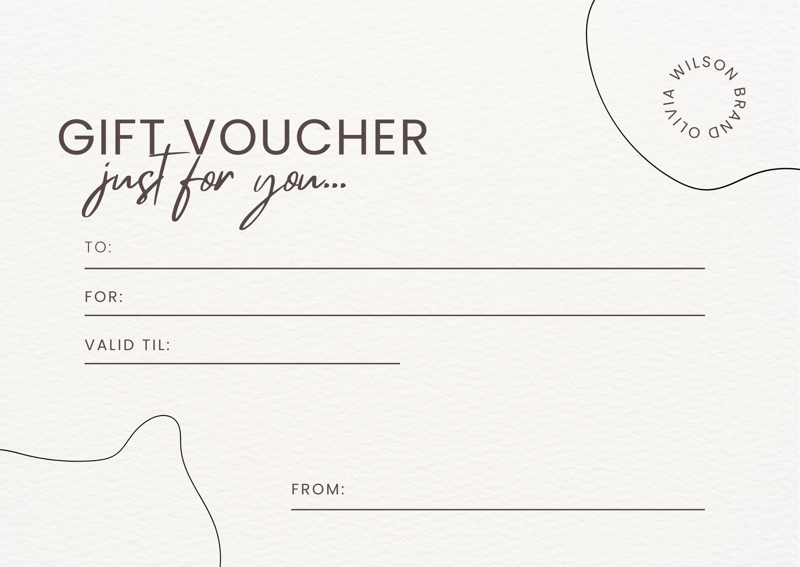 Gift Certificate Template Printable Gift Certificate Template Printable
