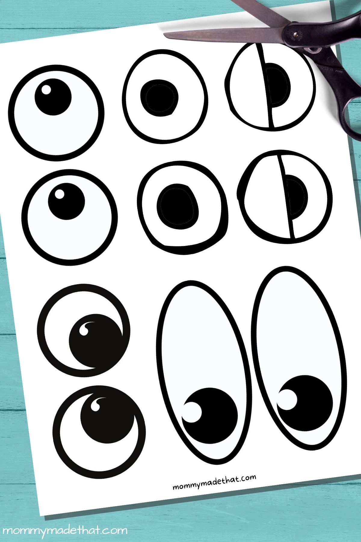 Free Printable Googly Eyes Tons Of Sizes Free Printable Googly Eyes Tons Of Sizes