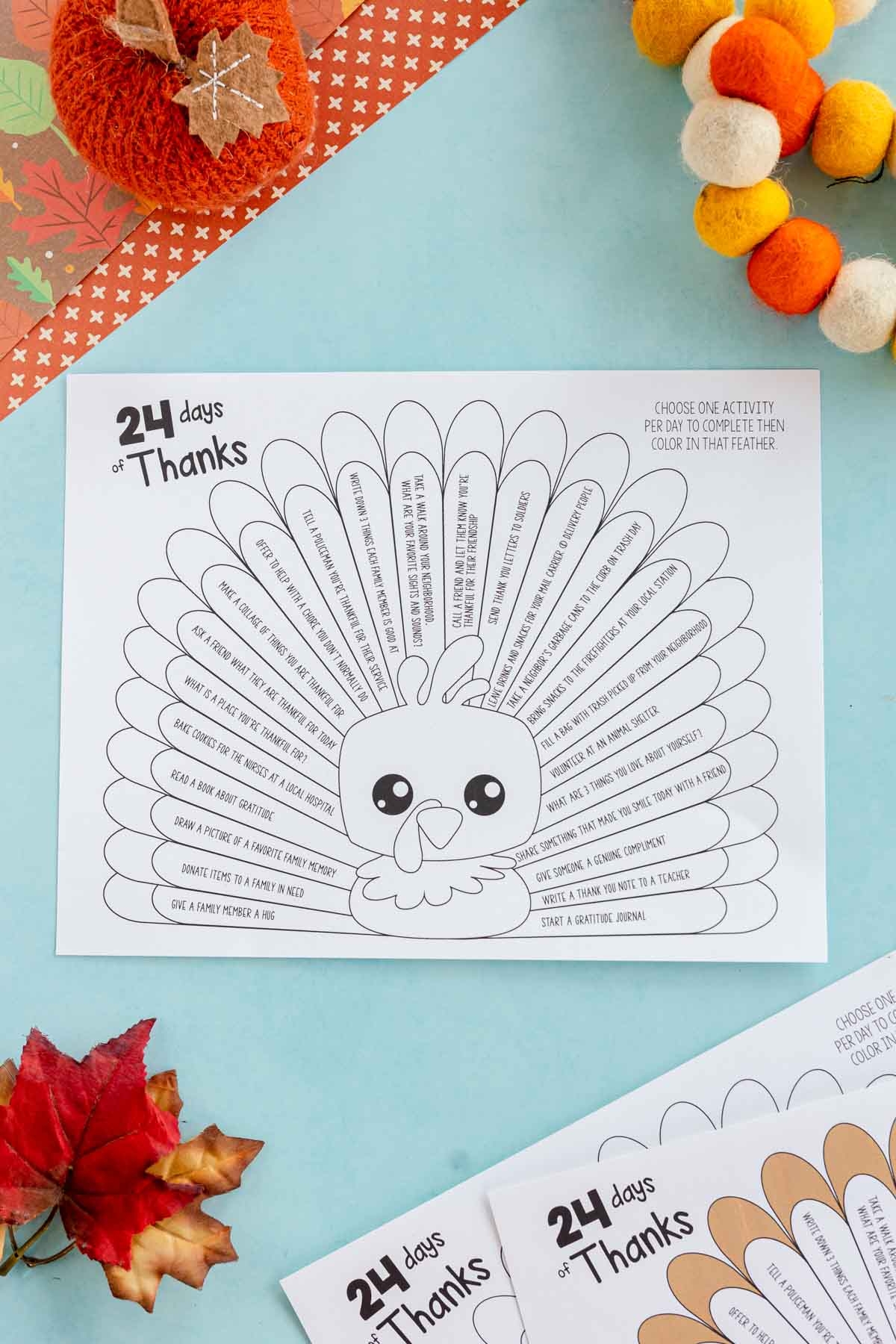 Free Printable Gratitude Thanksgiving Turkeys Play Party Plan Free Printable Gratitude Thanksgiving Turkeys Play Party Plan