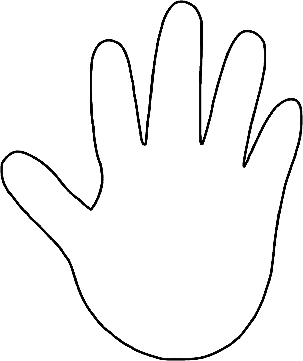 Free Printable Hand Template DailyPrintables Worksheets Library Free Printable Hand Template DailyPrintables Worksheets Library