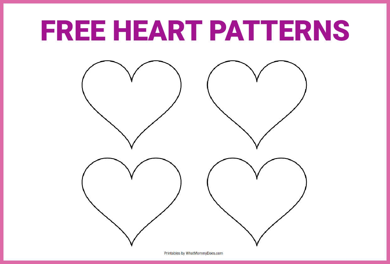 10 Inch Heart Template Printable 10 Inch Heart Template Printable