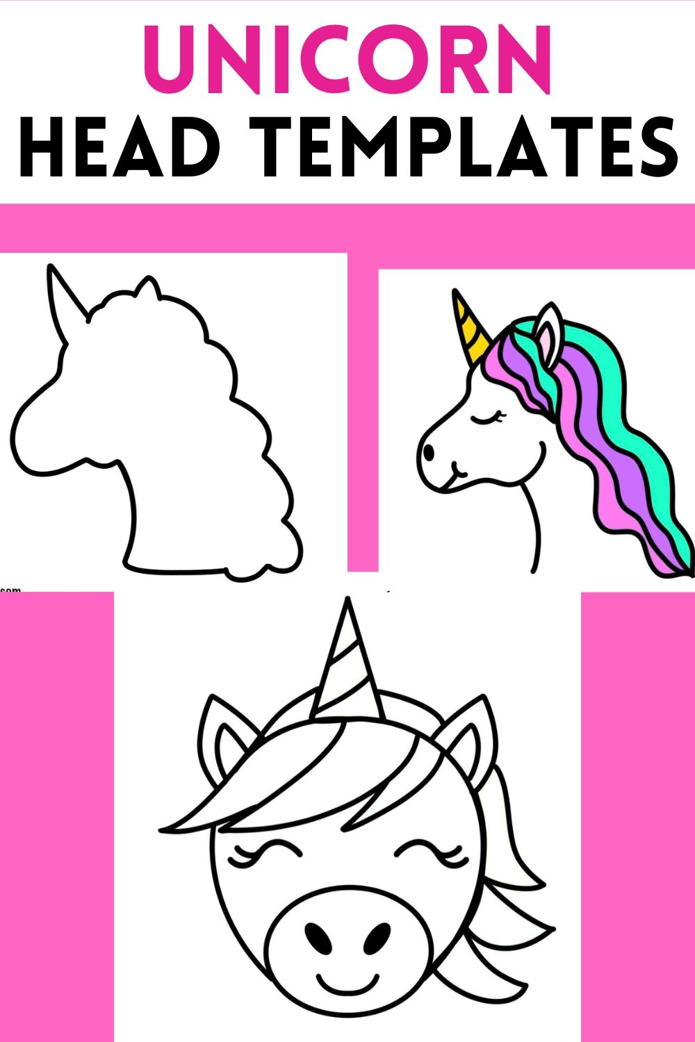 Printable Unicorn Template