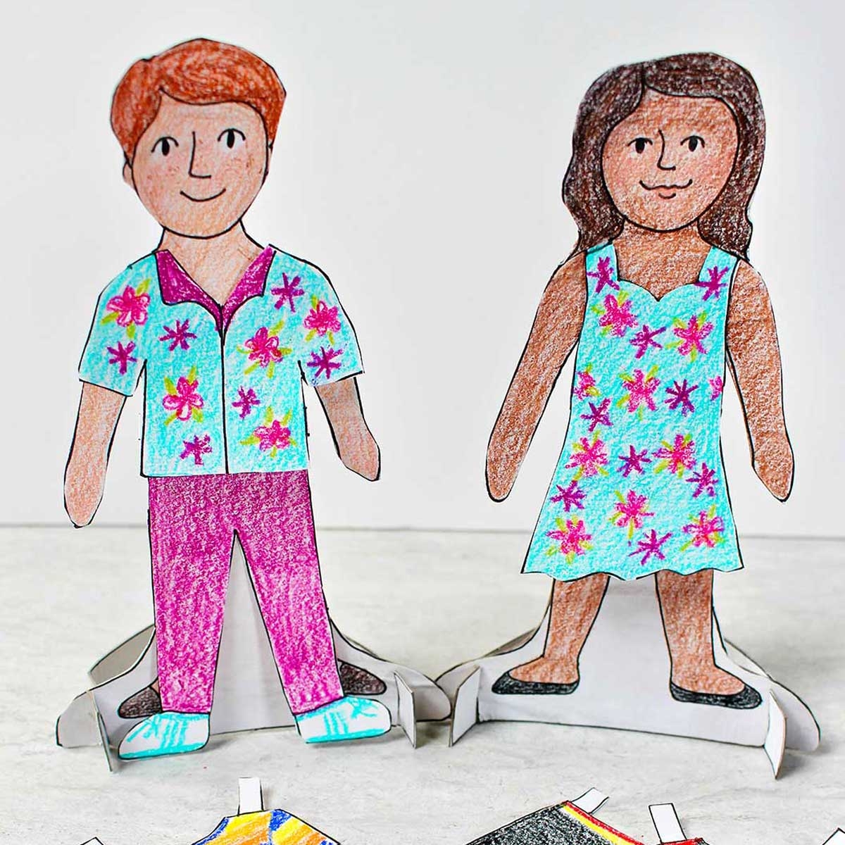Free Printable Paper Doll Template Free Printable Paper Doll Template