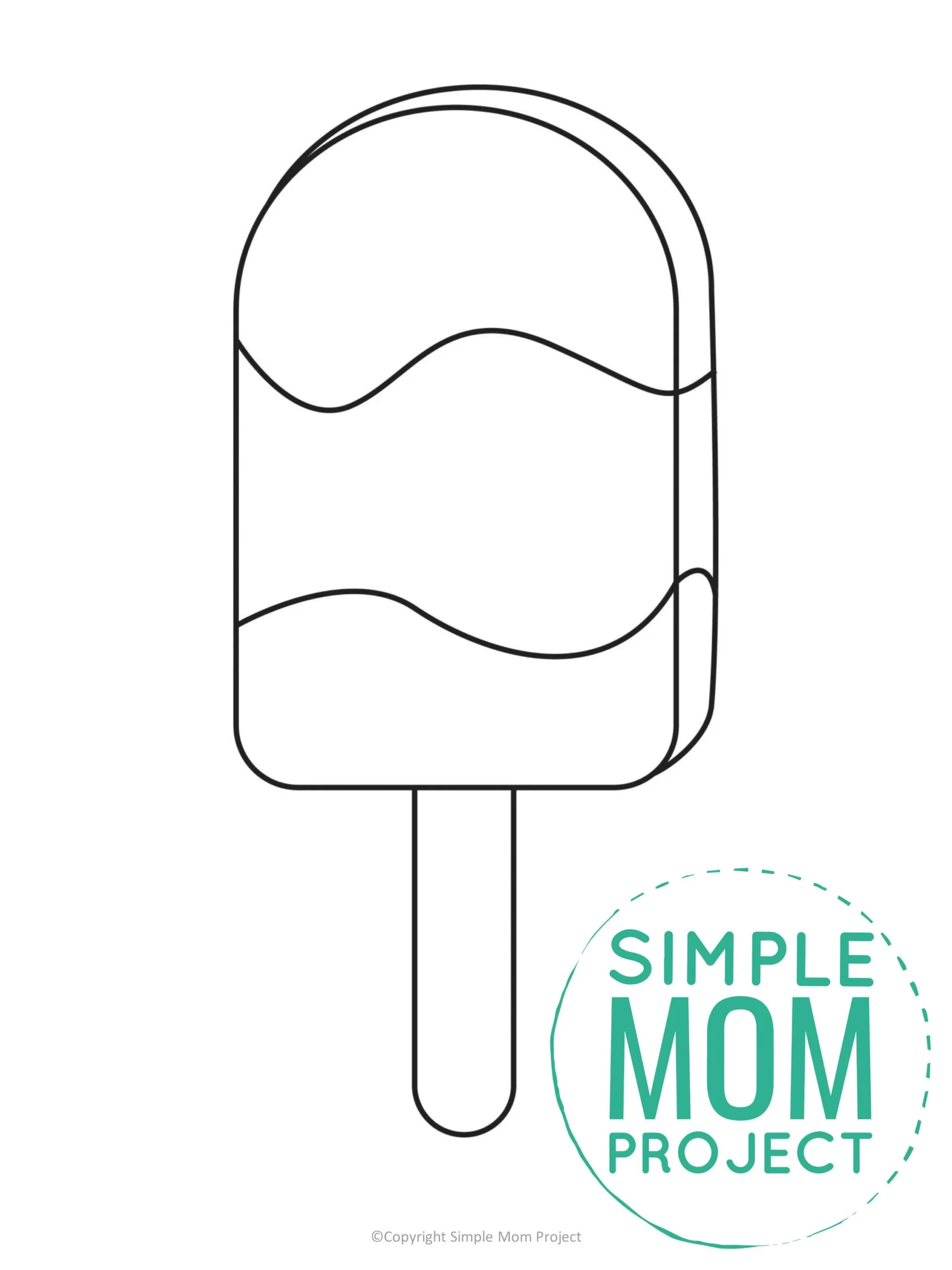 Free Printable Popsicle Template Simple Mom Project Free Printable Popsicle Template Simple Mom Project