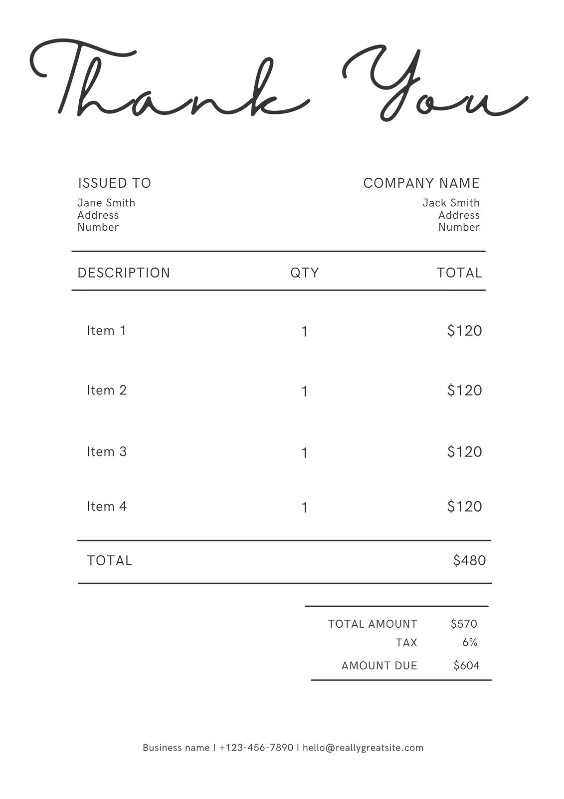 Free Printable Invoices Templates Free Printable Invoices Templates