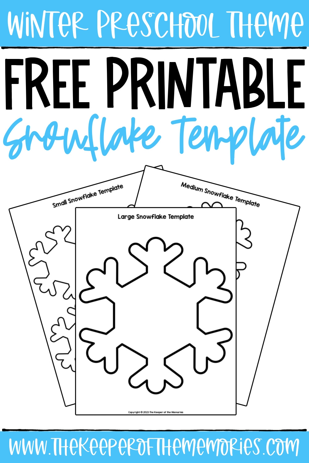 Free Printable Snowflake Template Free Printable Snowflake Template
