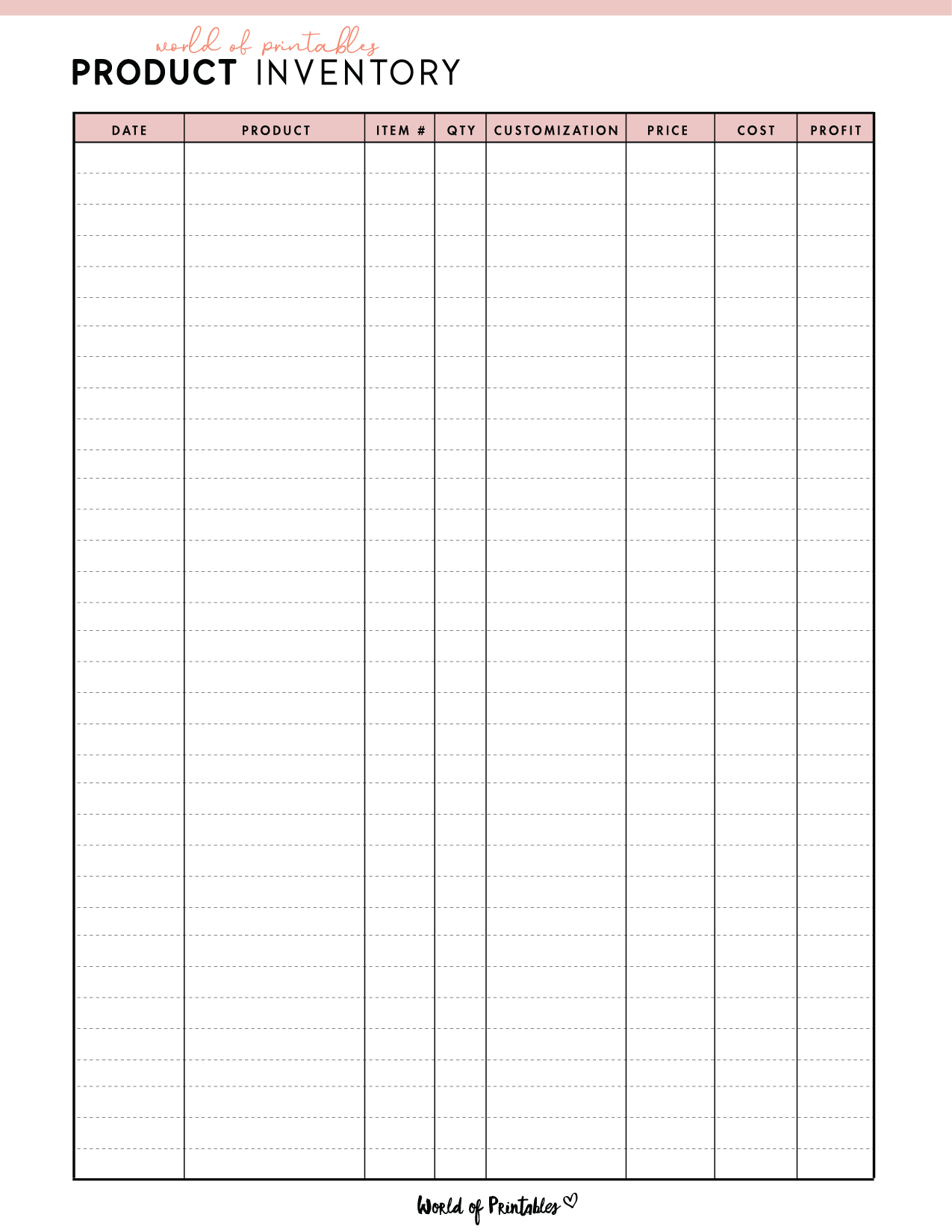 Printable Spreadsheet Template Printable Spreadsheet Template