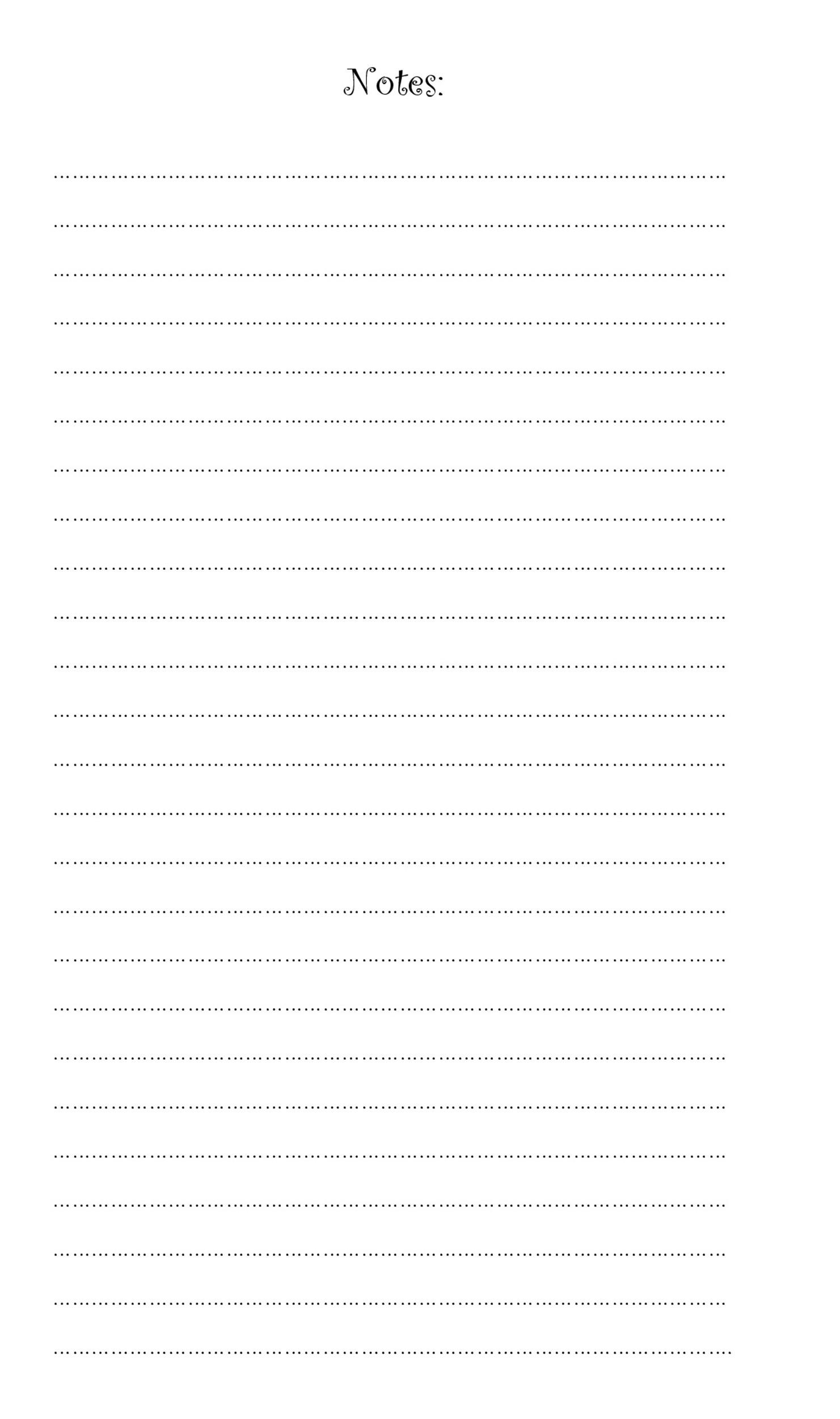 Free Printable Store Lined Paper Free Printable Store Lined Paper