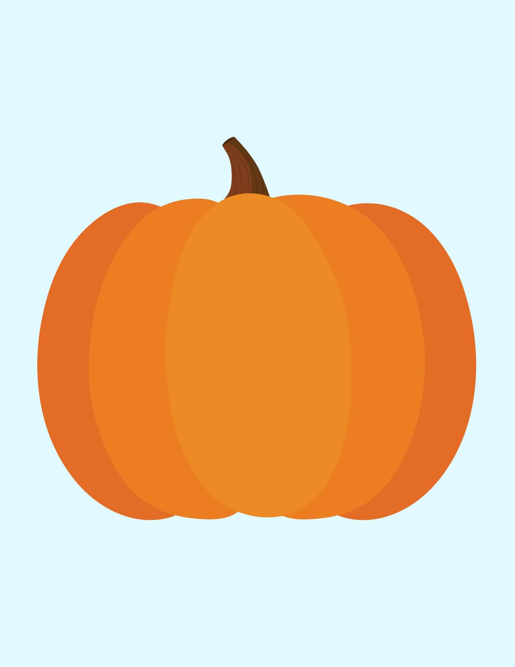 Large Pumpkin Template Free Printable Large Pumpkin Template Free Printable