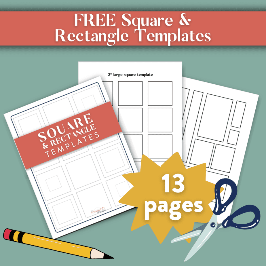 Free Square Rectangle Printable Templates Pack Free Square Rectangle Printable Templates Pack