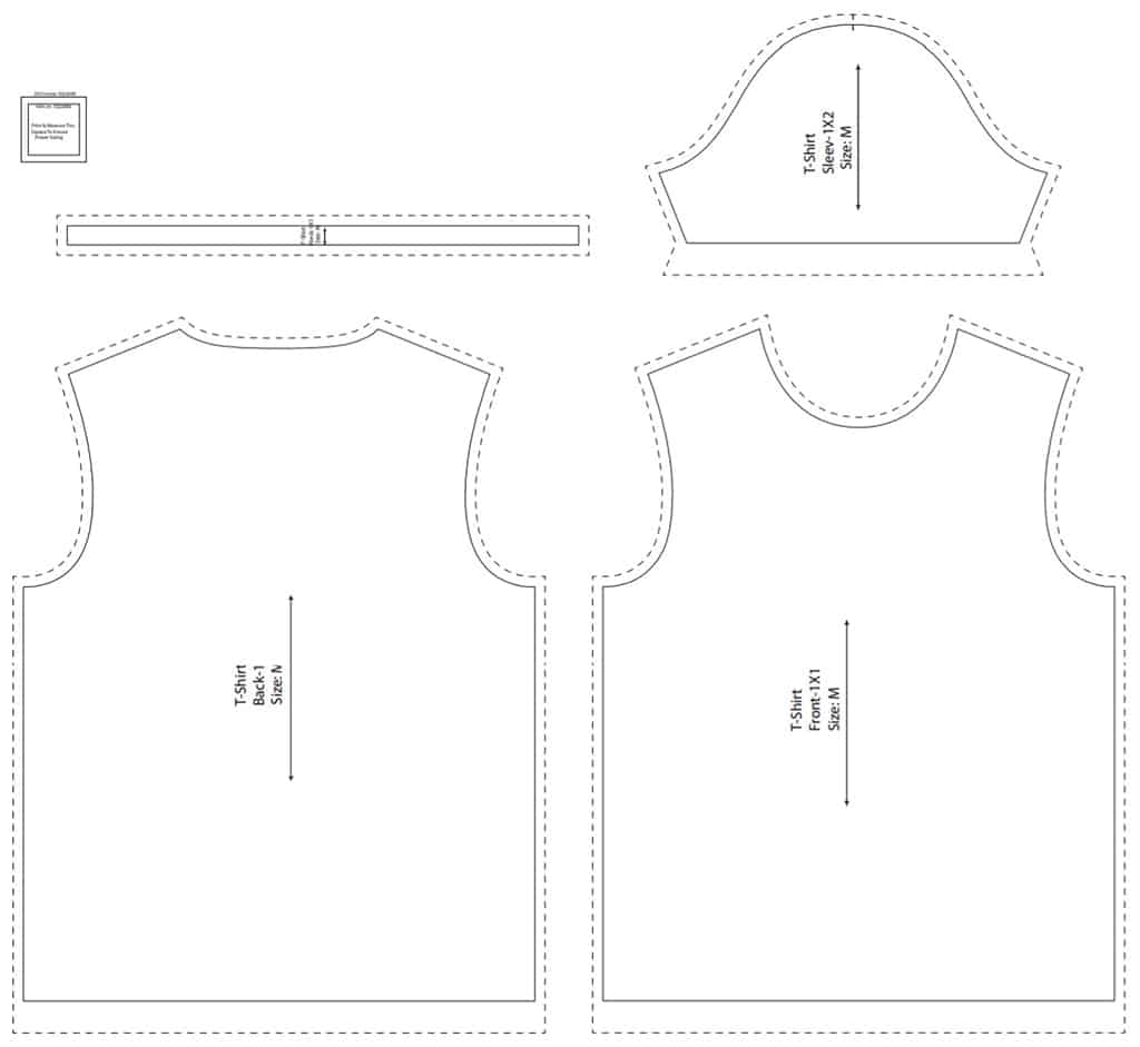 Printable Sewing Templates