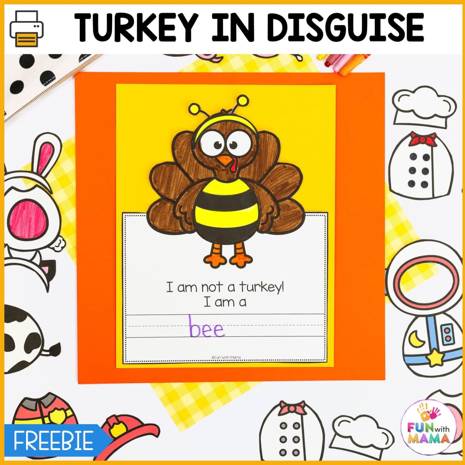 Free Printable Blank Disguise A Turkey Template Free Printable Blank Disguise A Turkey Template