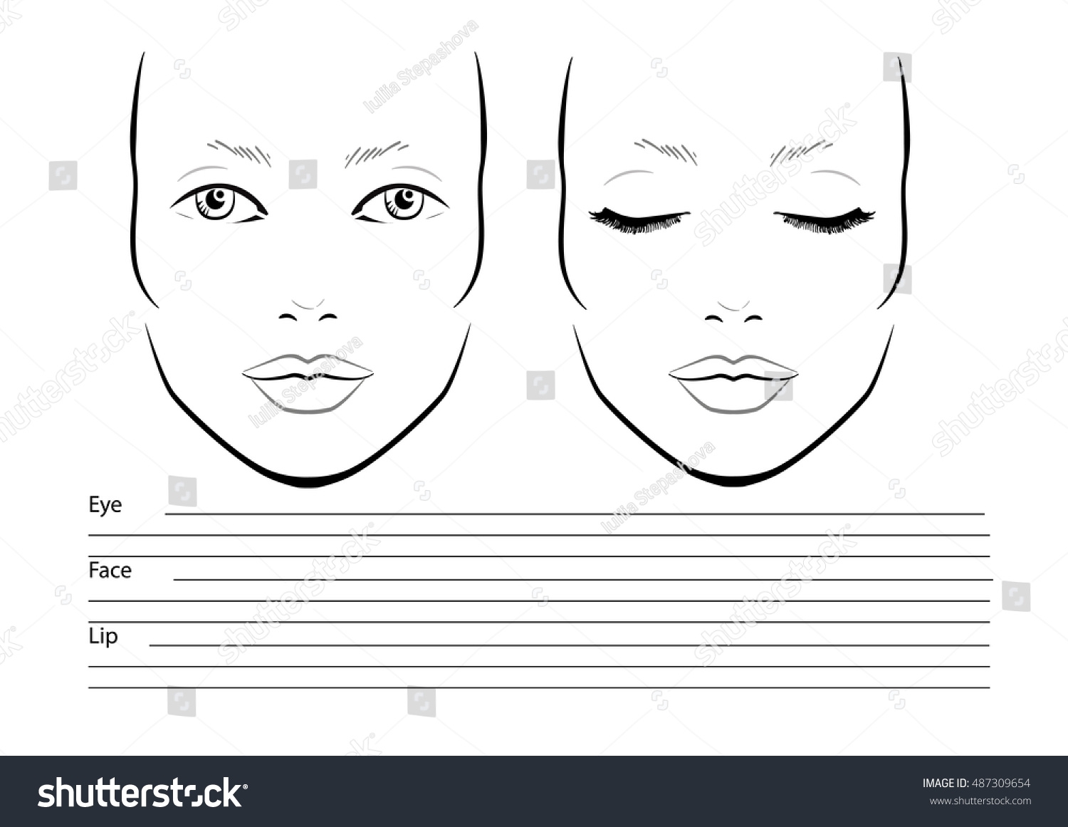 Gesichtskarte Make up Artist Blank Vorlage Vektorgrafik Stock Vektorgrafik Lizenzfrei 487309654 Shutterstock Gesichtskarte Make up Artist Blank Vorlage Vektorgrafik Stock Vektorgrafik Lizenzfrei 487309654 Shutterstock