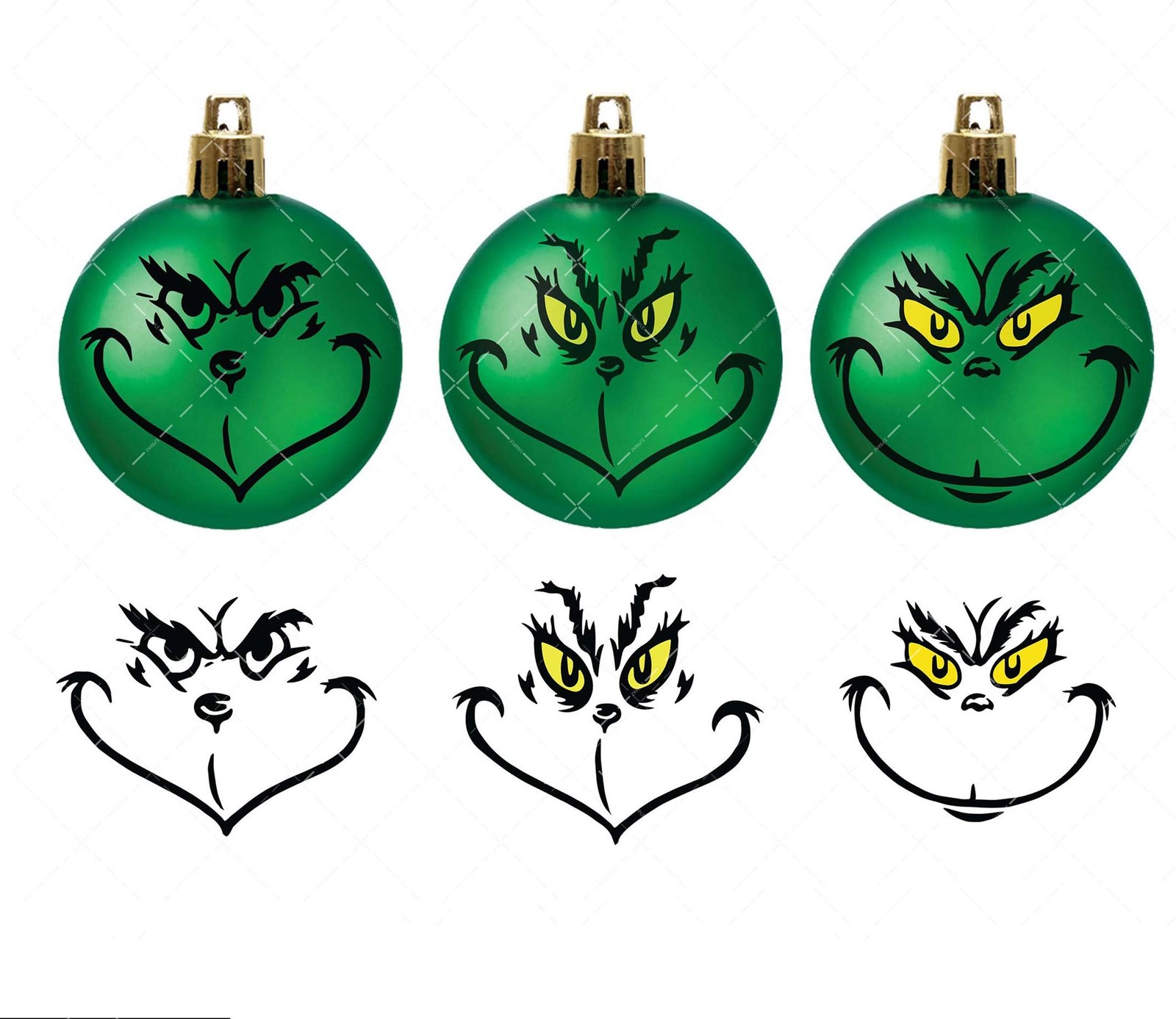 Printable Grinch Face Template Printable Grinch Face Template