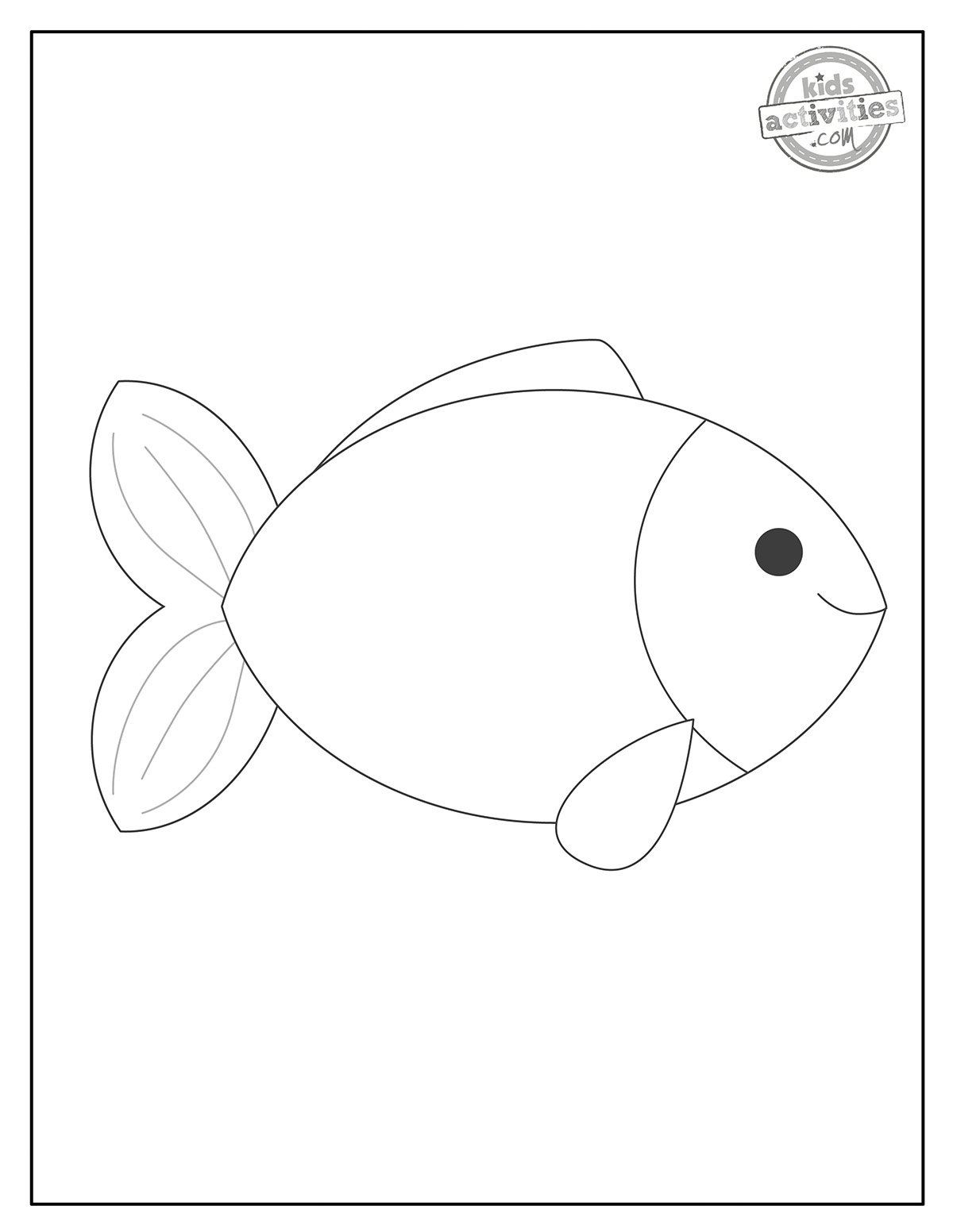 Fish Template Printable Free