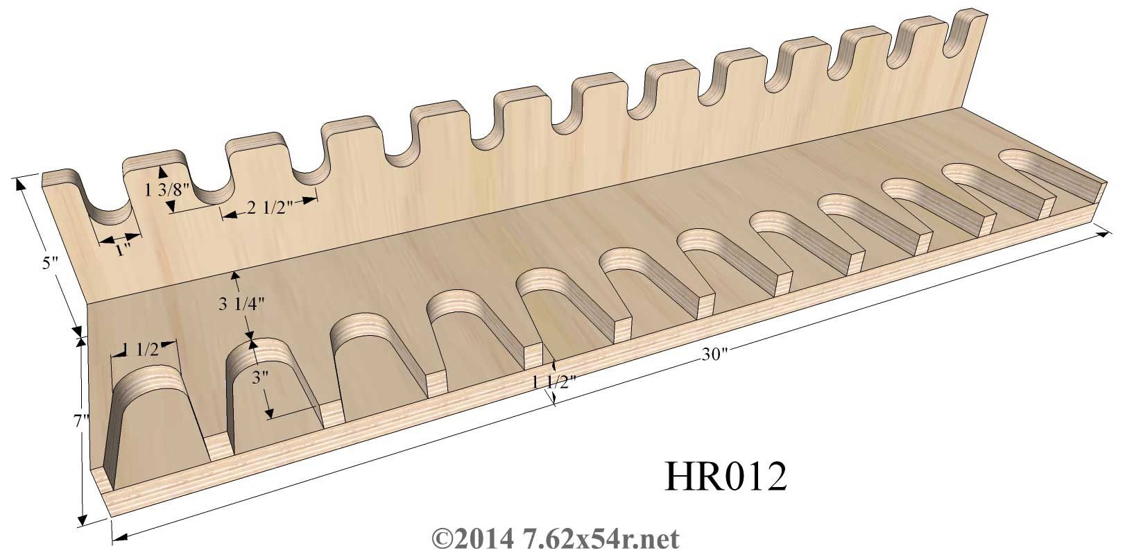 Gun Rack Template Printable Gun Rack Template Printable
