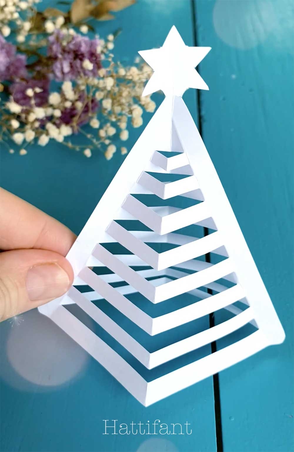 Hattifant s 3D Paper Christmas Trees Hattifant Hattifant s 3D Paper Christmas Trees Hattifant